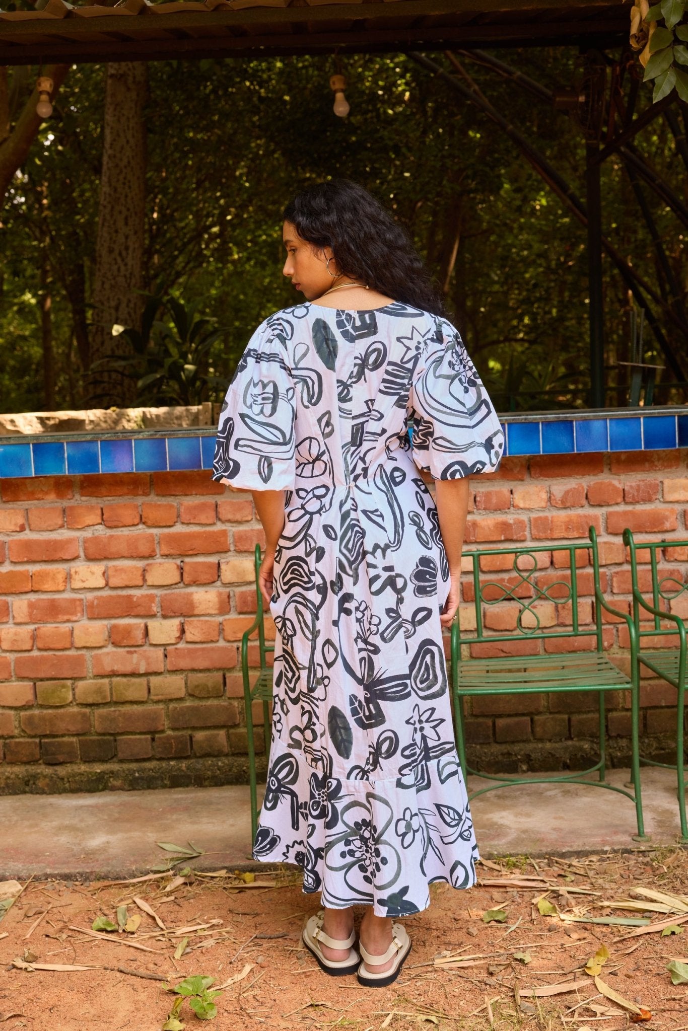 Amber Midi Dress - CiceroniDressesHappi Space