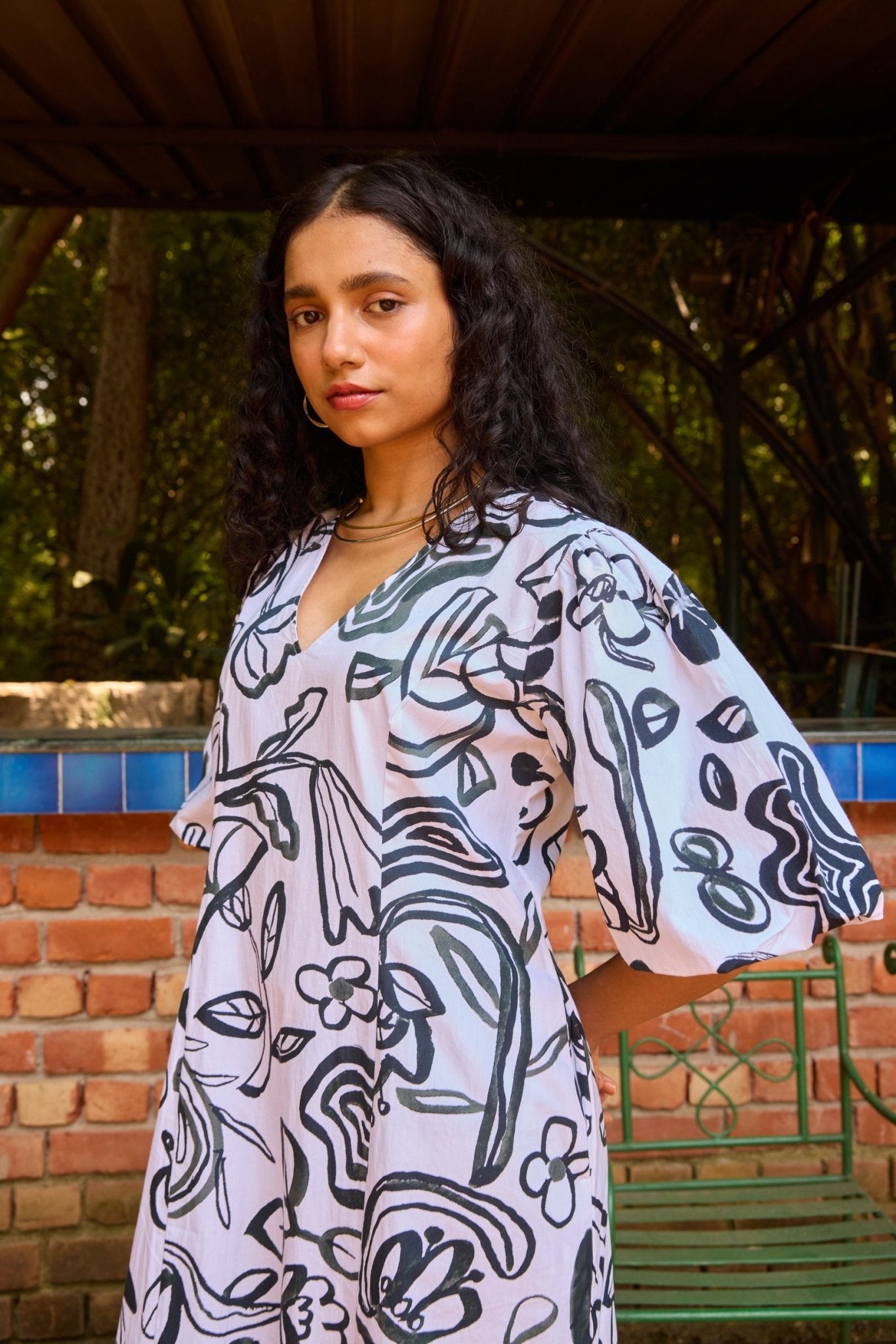 Amber Midi Dress - CiceroniDressesHappi Space
