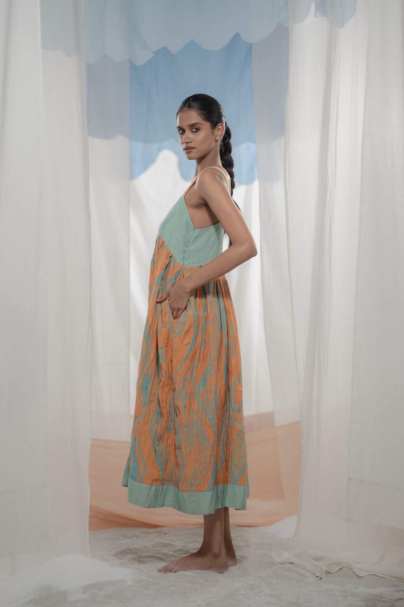 Amber Strappy Dress - CiceroniDressesAmoda - Essence Of India