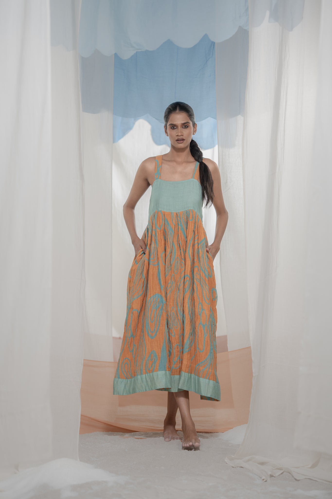 Amber Strappy Dress - CiceroniDressesAmoda - Essence Of India