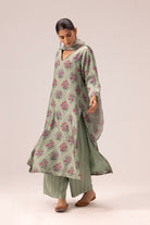 Amelia Kurta Set of 3 - Sage Green - CiceroniKurta Set, Everyday WearLabel Shreya Sharma