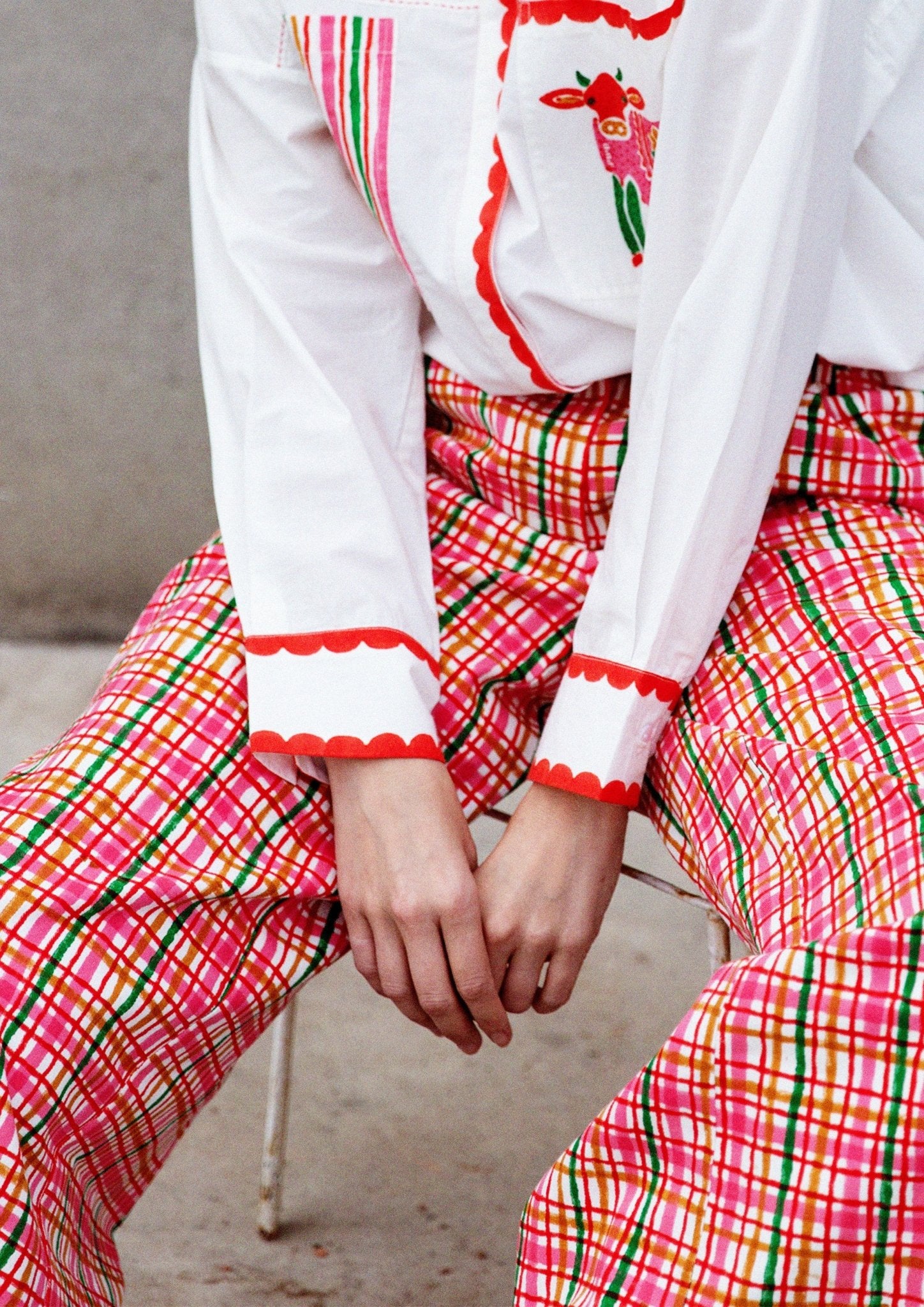 Amer Pants - Joy Checks - CiceroniPantsThe Raw India