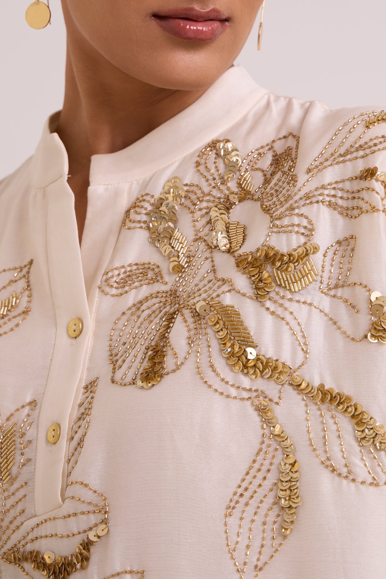 Amira - Golden Hour Tunic Set - CiceroniKurta Set, Festive WearMadder Much