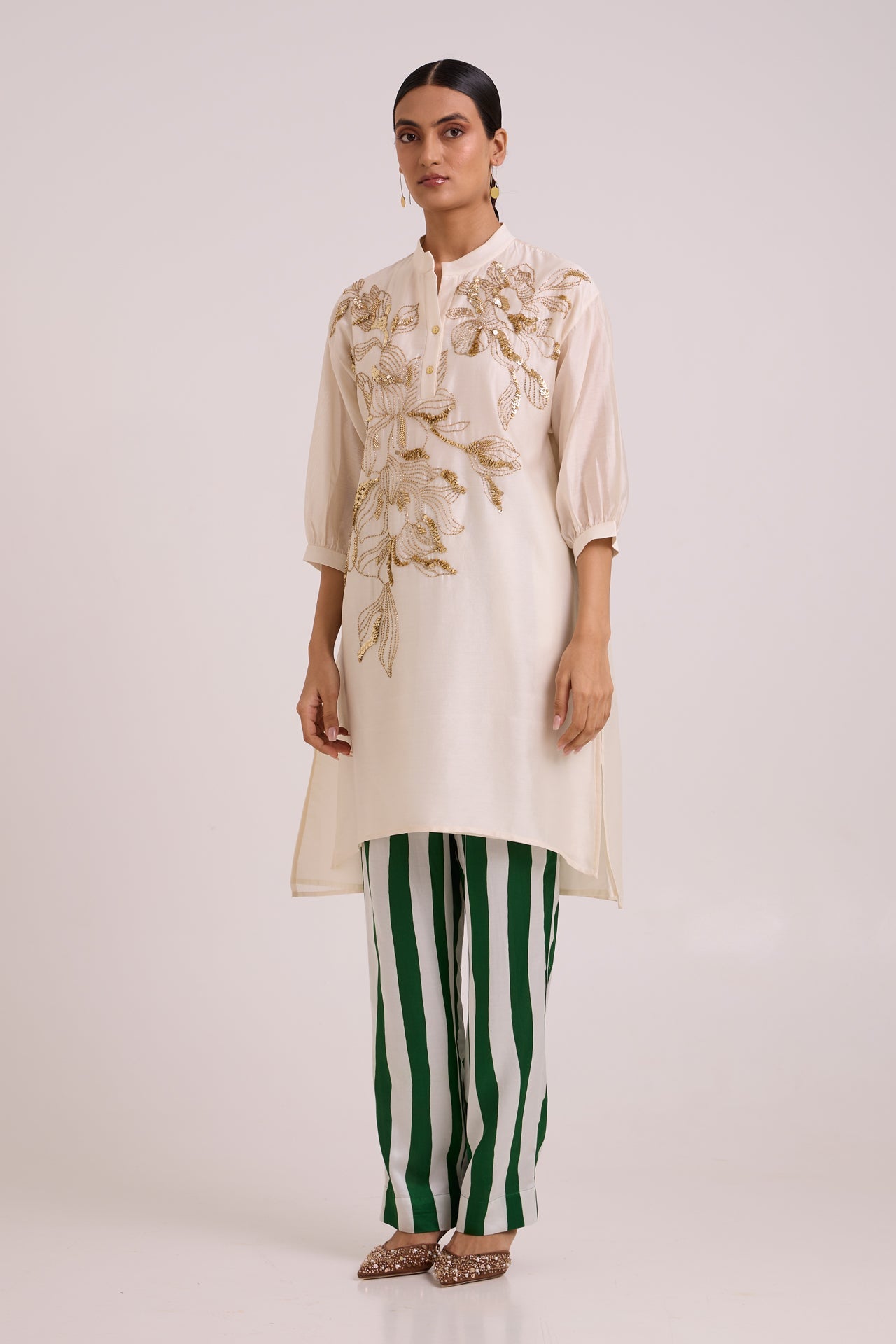 Amira - Golden Hour Tunic Set - CiceroniKurta Set, Festive WearMadder Much