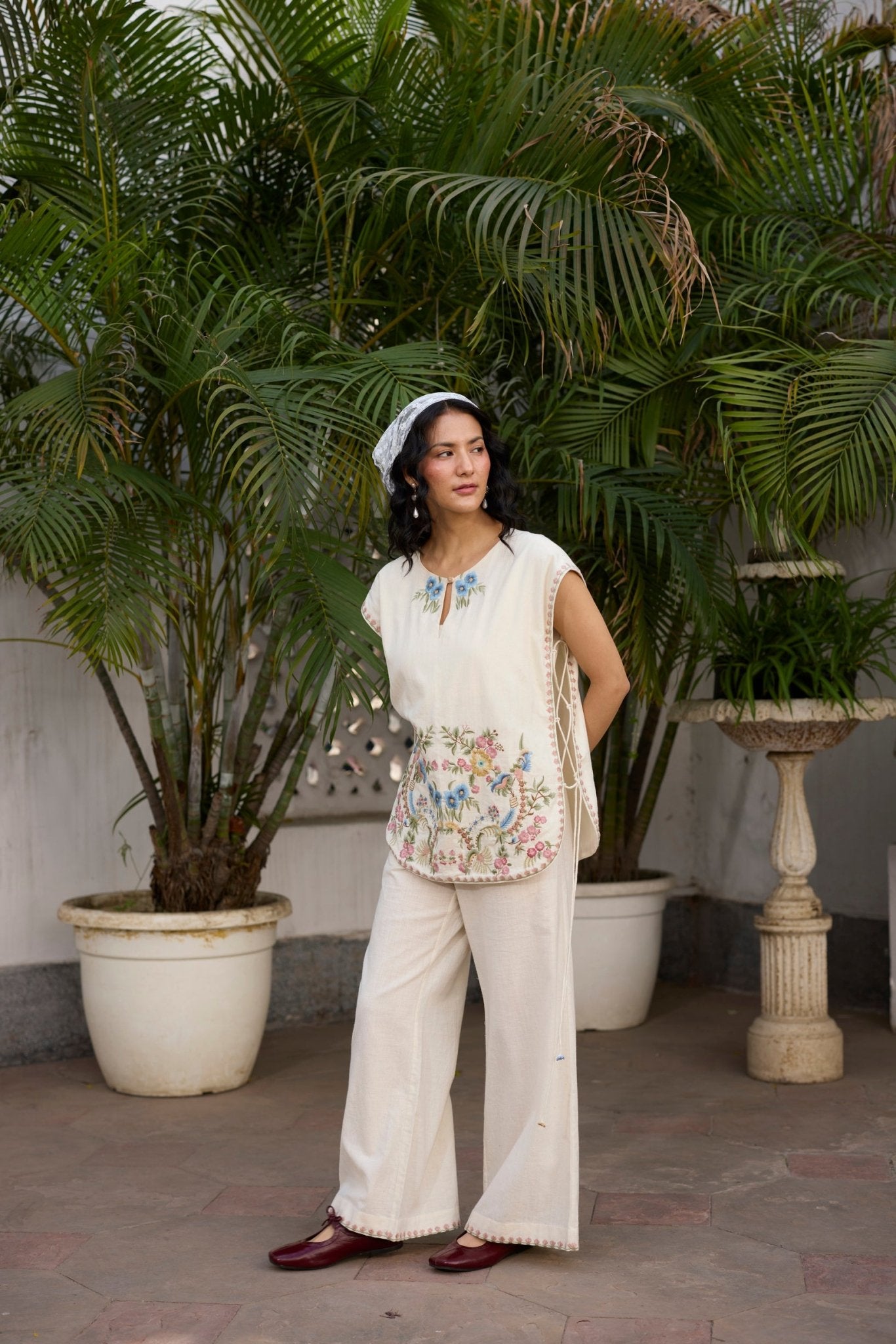 Amora Co - ord Set - Off white - CiceroniCo - ord SetKhyati Rughani