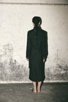 AN Black Canvas Shirt Dress - CiceroniDressesATBW