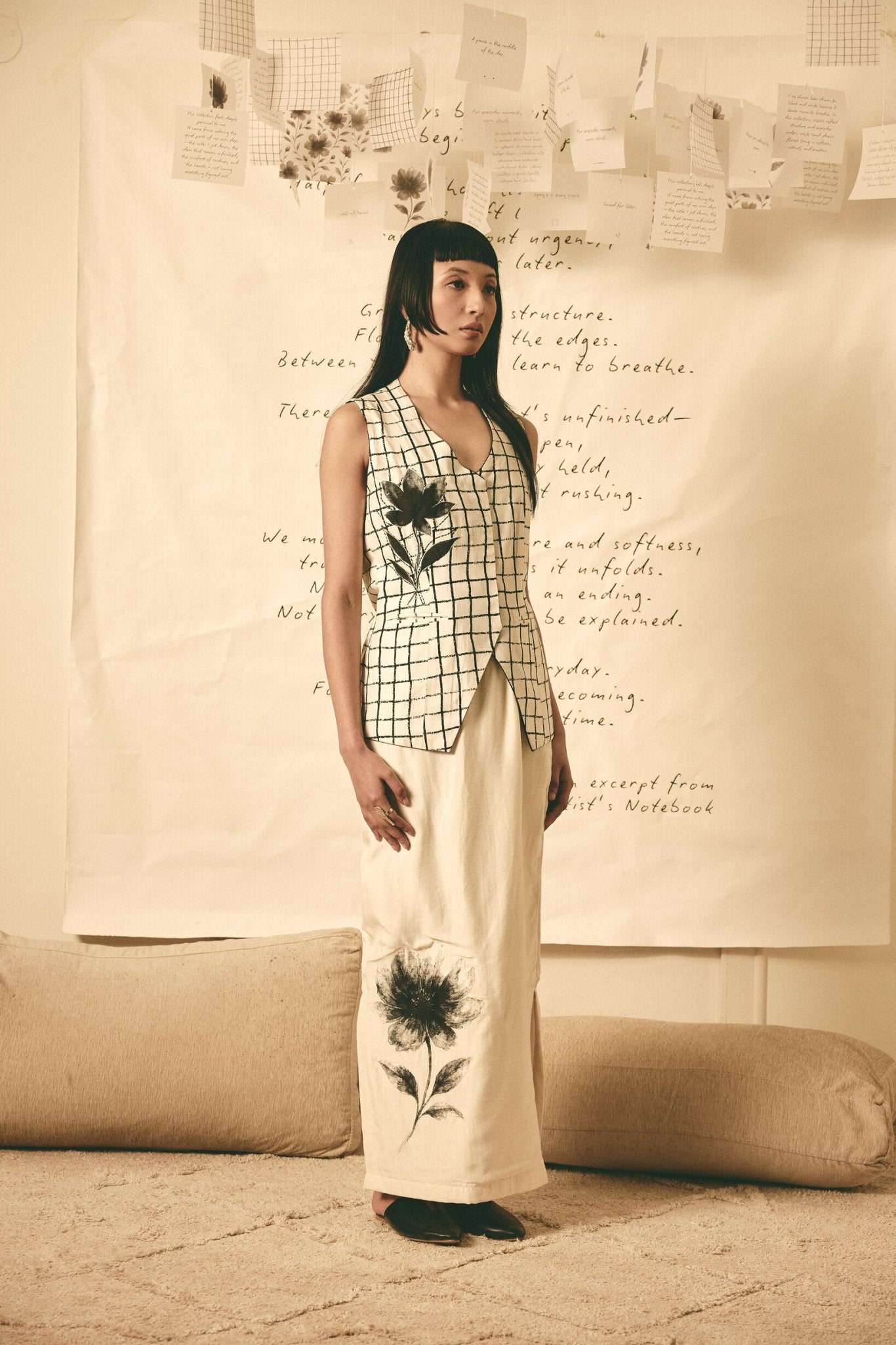 AN Bloom Pencil Skirt - CiceroniSkirtsATBW