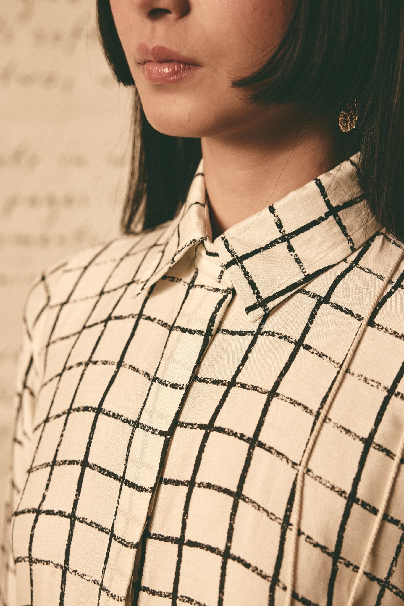 AN Bookmark Grid Kurta - CiceroniKurta, Everyday WearATBW
