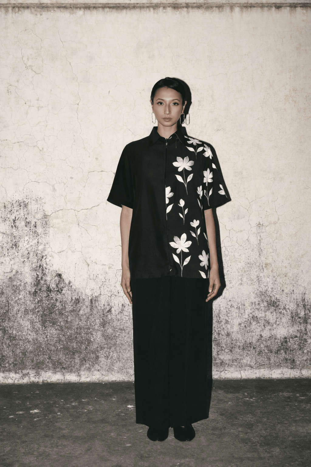 AN Canvas Shirt Set - Black - CiceroniCo - ord SetATBW