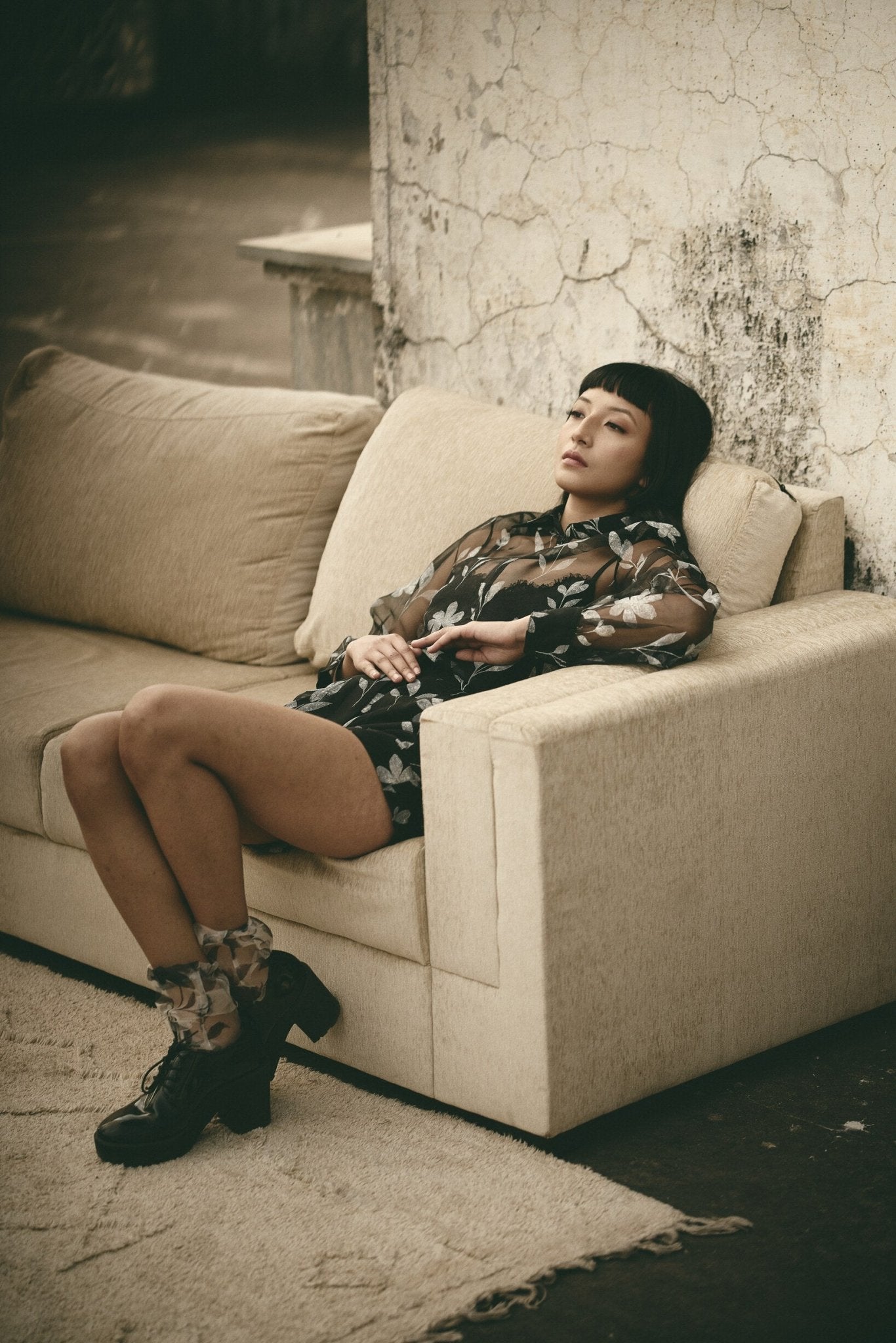 AN Floral Organza Shorts - CiceroniShortsATBW