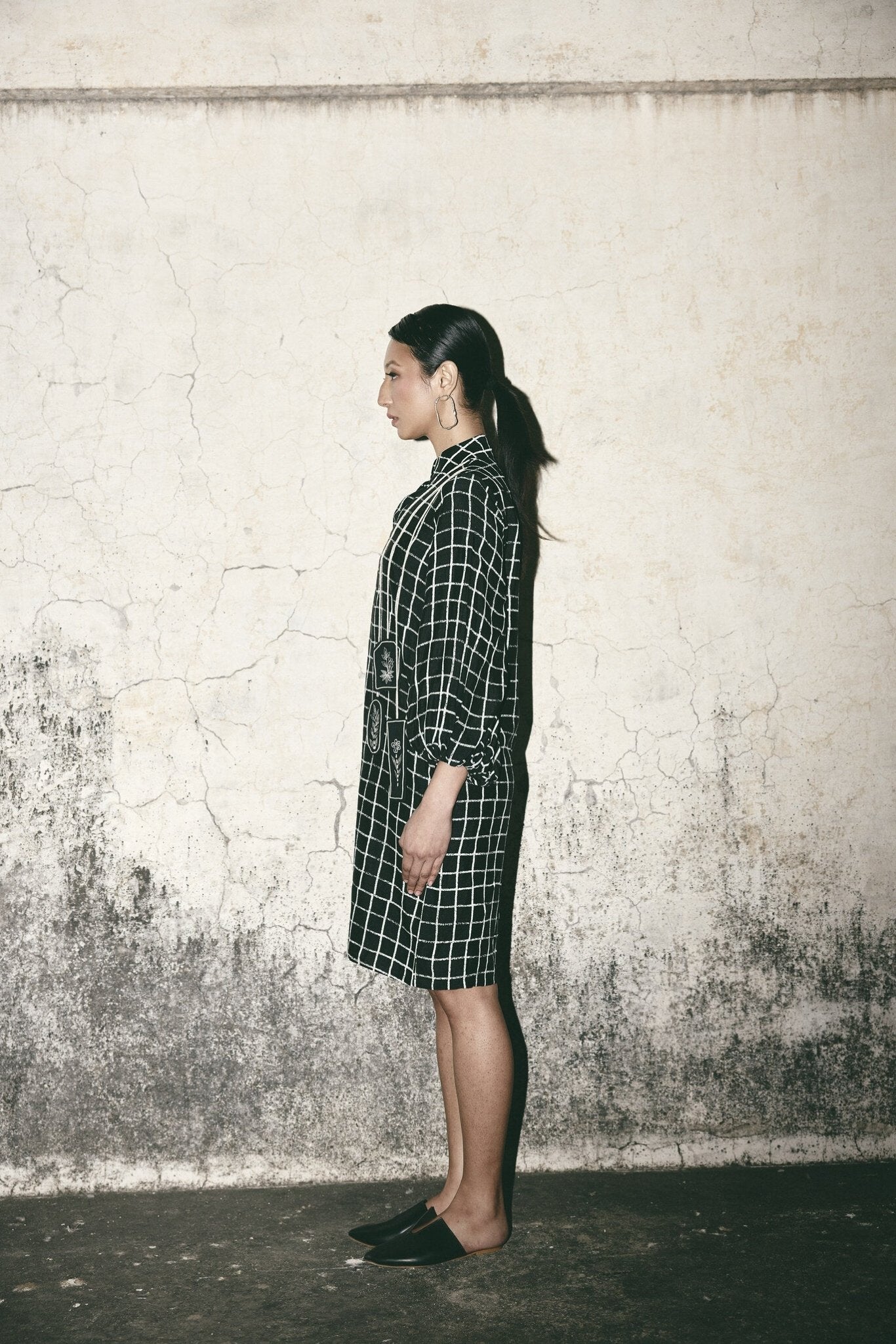 AN Grid Comfort Dress - CiceroniDressesATBW