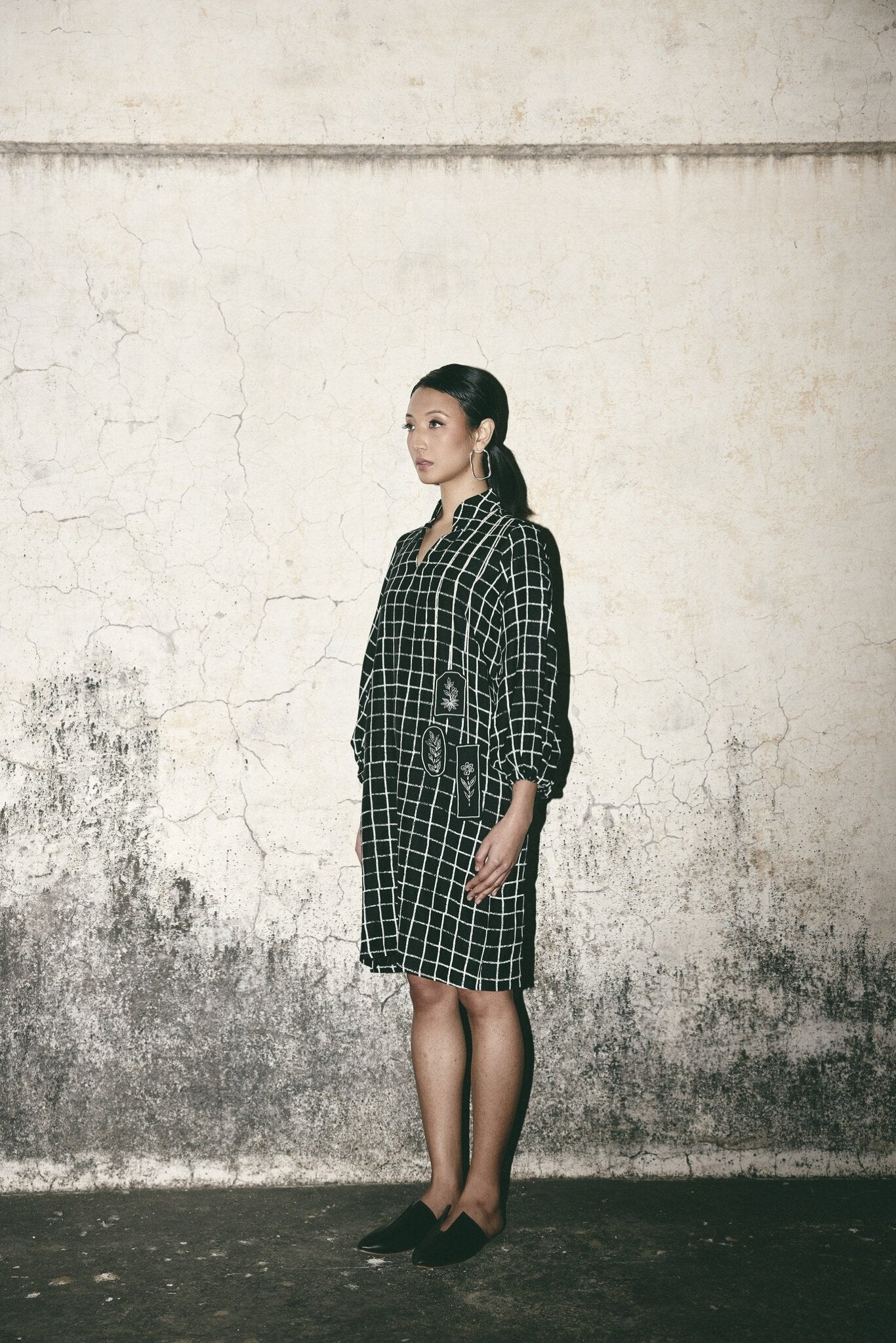 AN Grid Comfort Dress - CiceroniDressesATBW