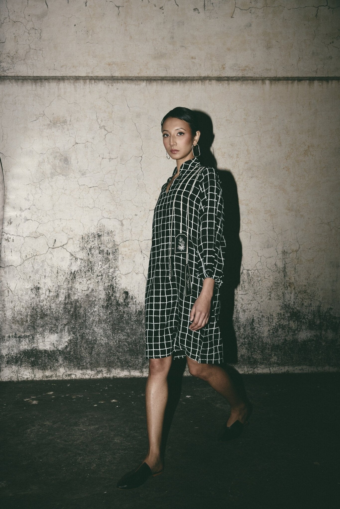 AN Grid Comfort Dress - CiceroniDressesATBW