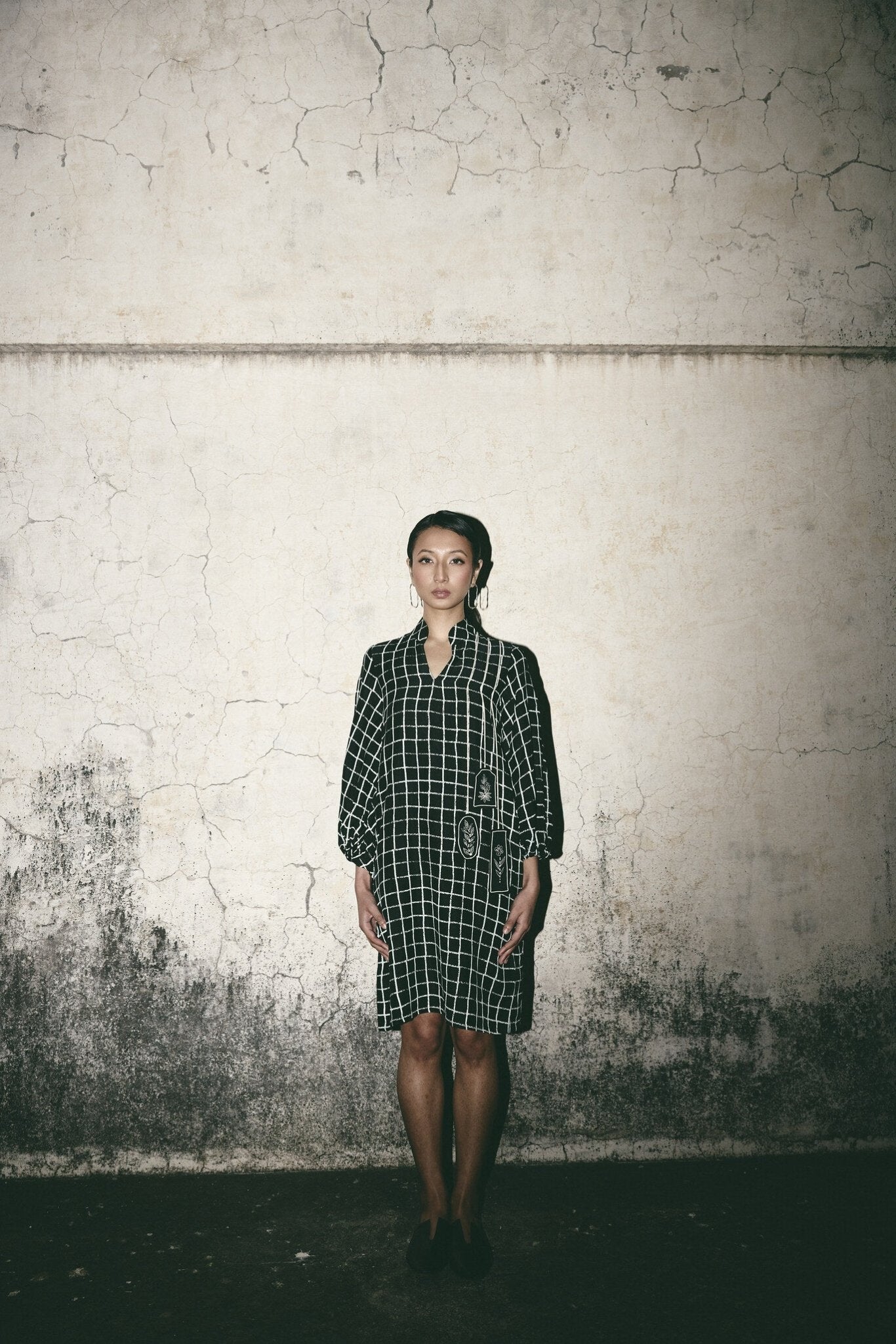 AN Grid Comfort Dress - CiceroniDressesATBW