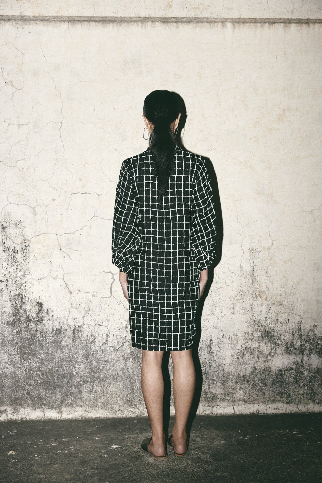 AN Grid Comfort Dress - CiceroniDressesATBW
