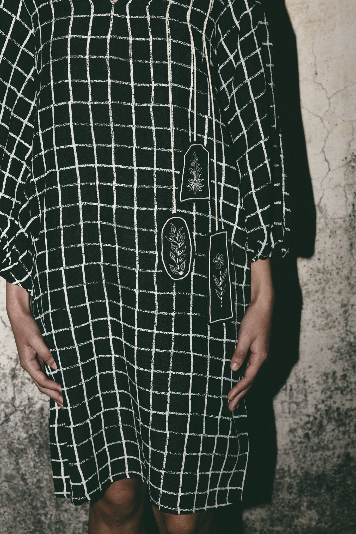 AN Grid Comfort Dress - CiceroniDressesATBW