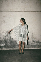 AN Grid Kaftan Dress - CiceroniDressesATBW