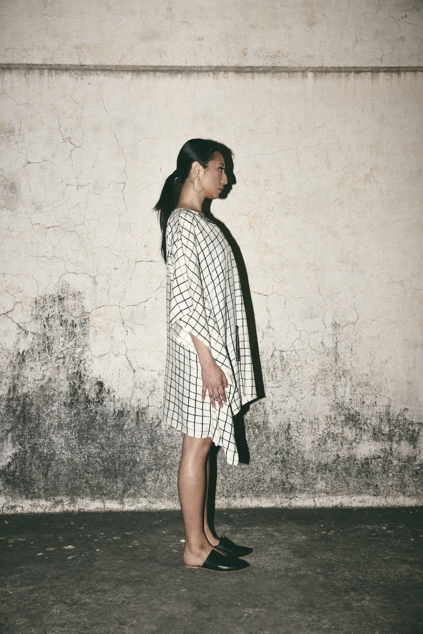 AN Grid Kaftan Dress - CiceroniDressesATBW