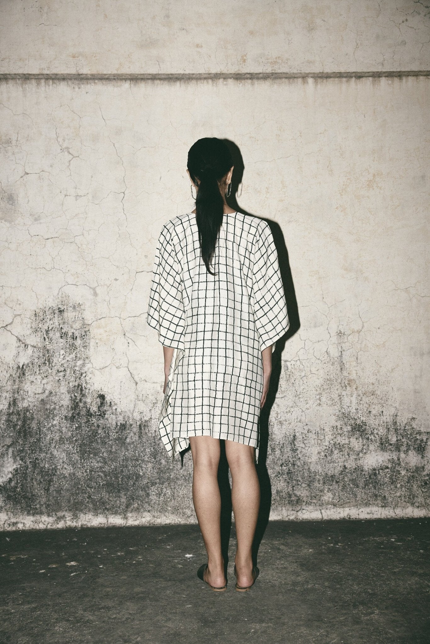 AN Grid Kaftan Dress - CiceroniDressesATBW