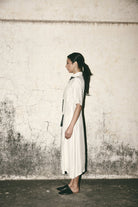 AN Grid Pleat Dress - CiceroniDressesATBW