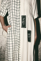 AN Grid Pleat Dress - CiceroniDressesATBW