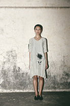 AN Stripe Bloom Dress - CiceroniDressesATBW