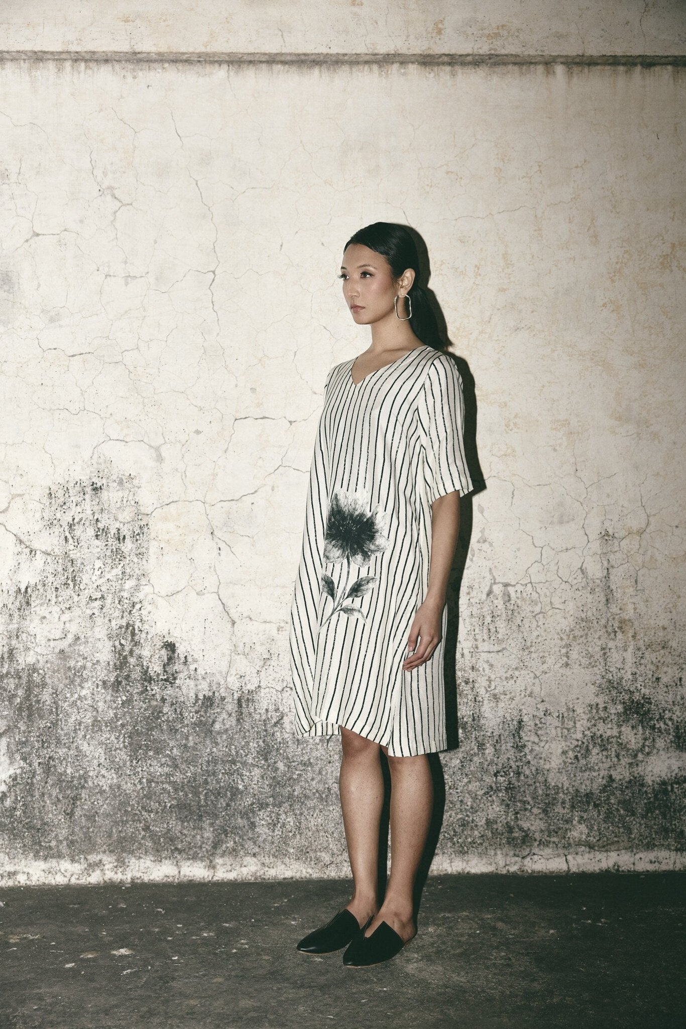 AN Stripe Bloom Dress - CiceroniDressesATBW