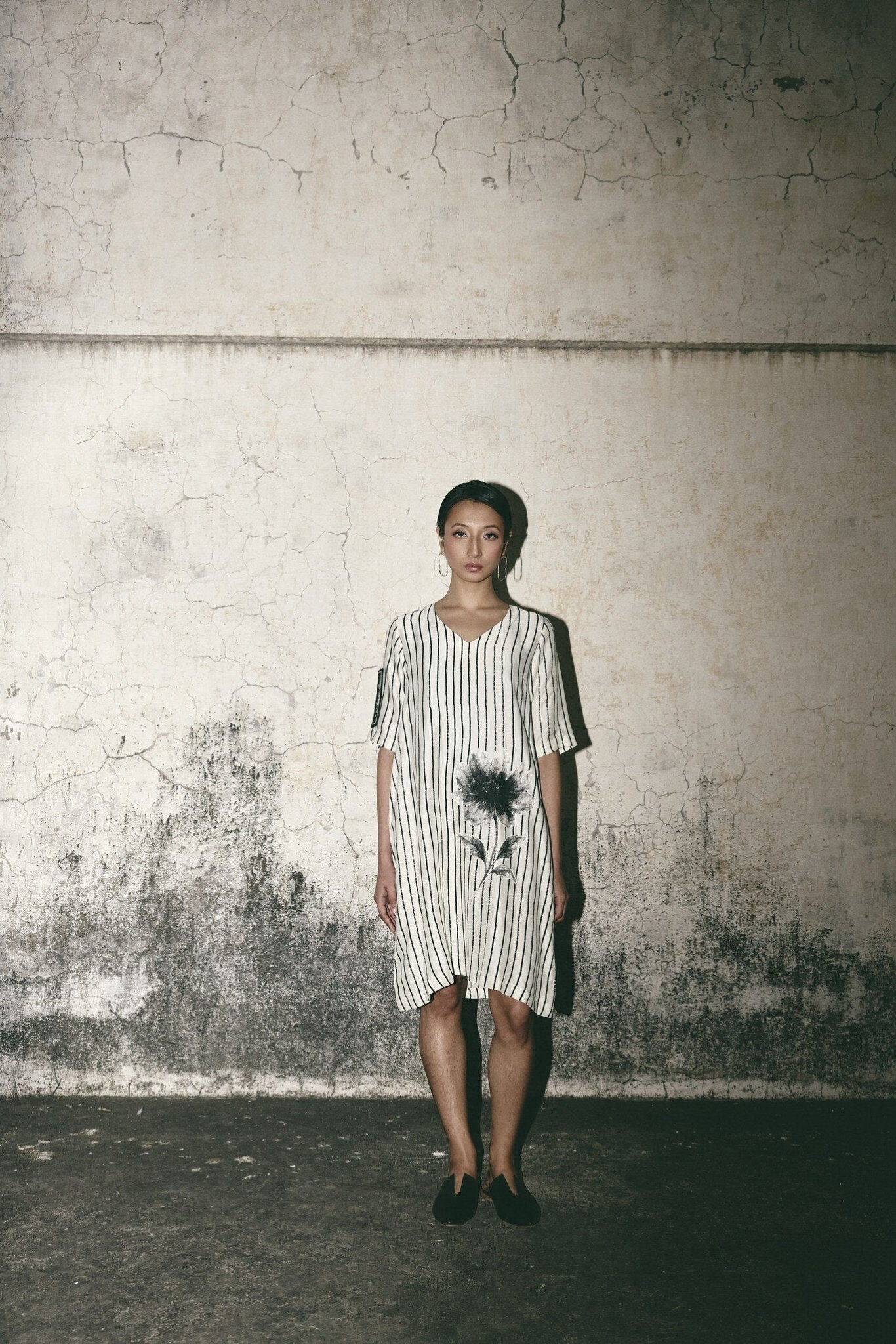 AN Stripe Bloom Dress - CiceroniDressesATBW