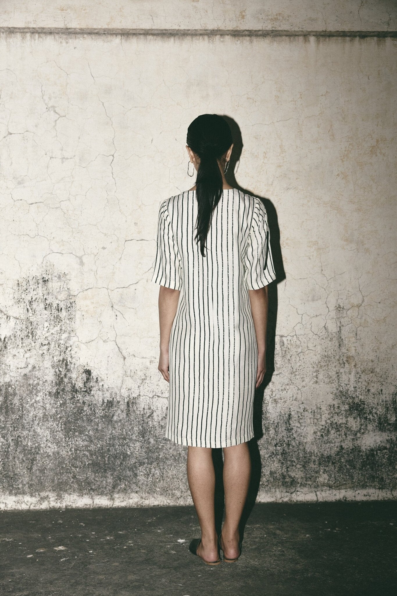 AN Stripe Bloom Dress - CiceroniDressesATBW