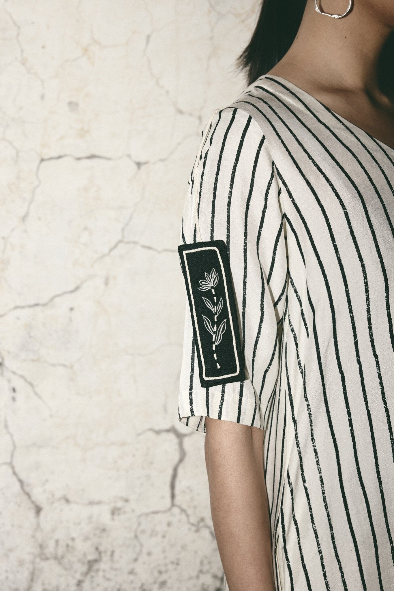 AN Stripe Bloom Dress - CiceroniDressesATBW