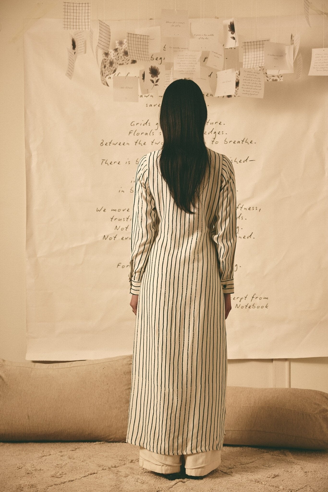 AN Stripe Long Shirt - CiceroniWomen ShirtsATBW