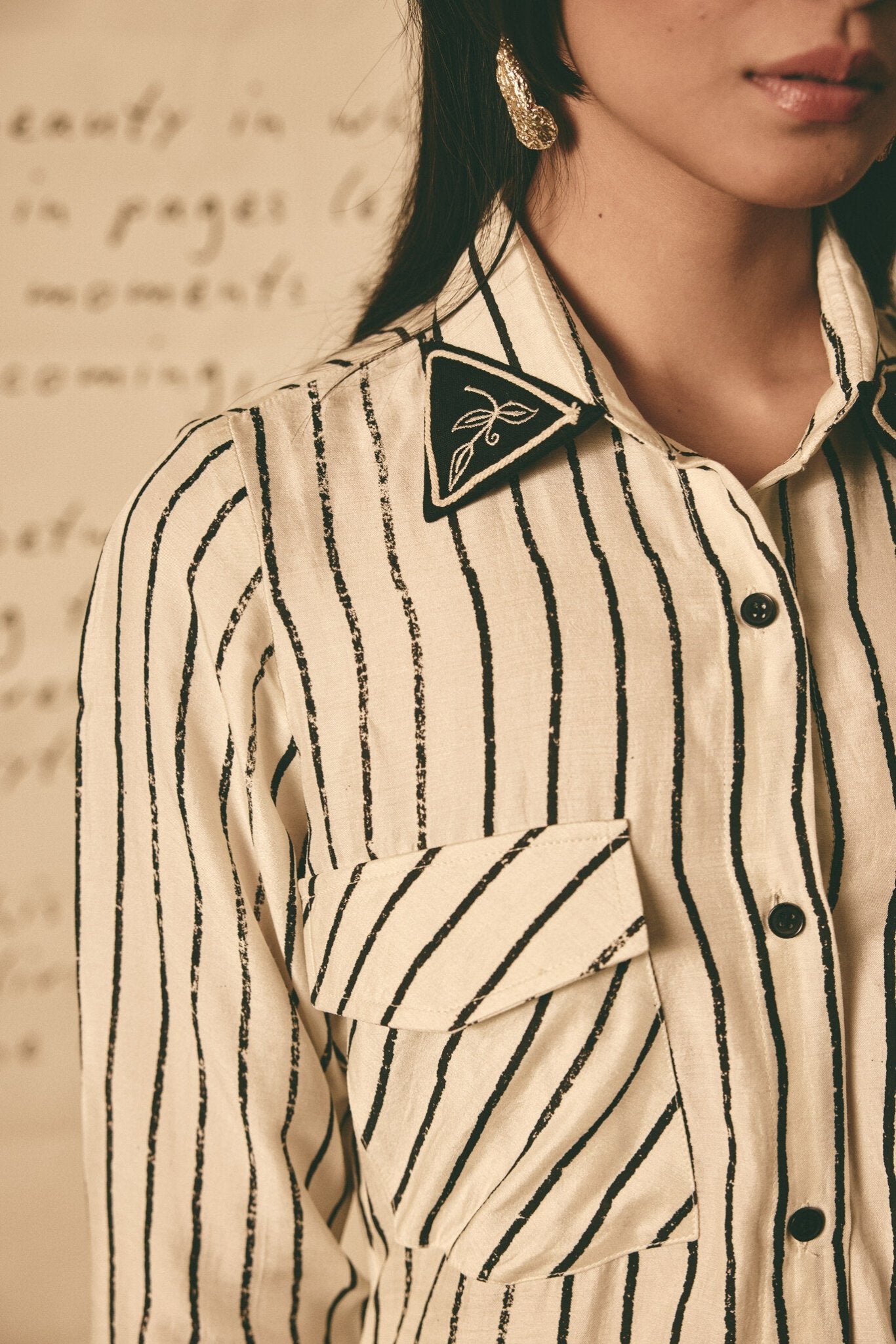 AN Stripe Long Shirt - CiceroniWomen ShirtsATBW
