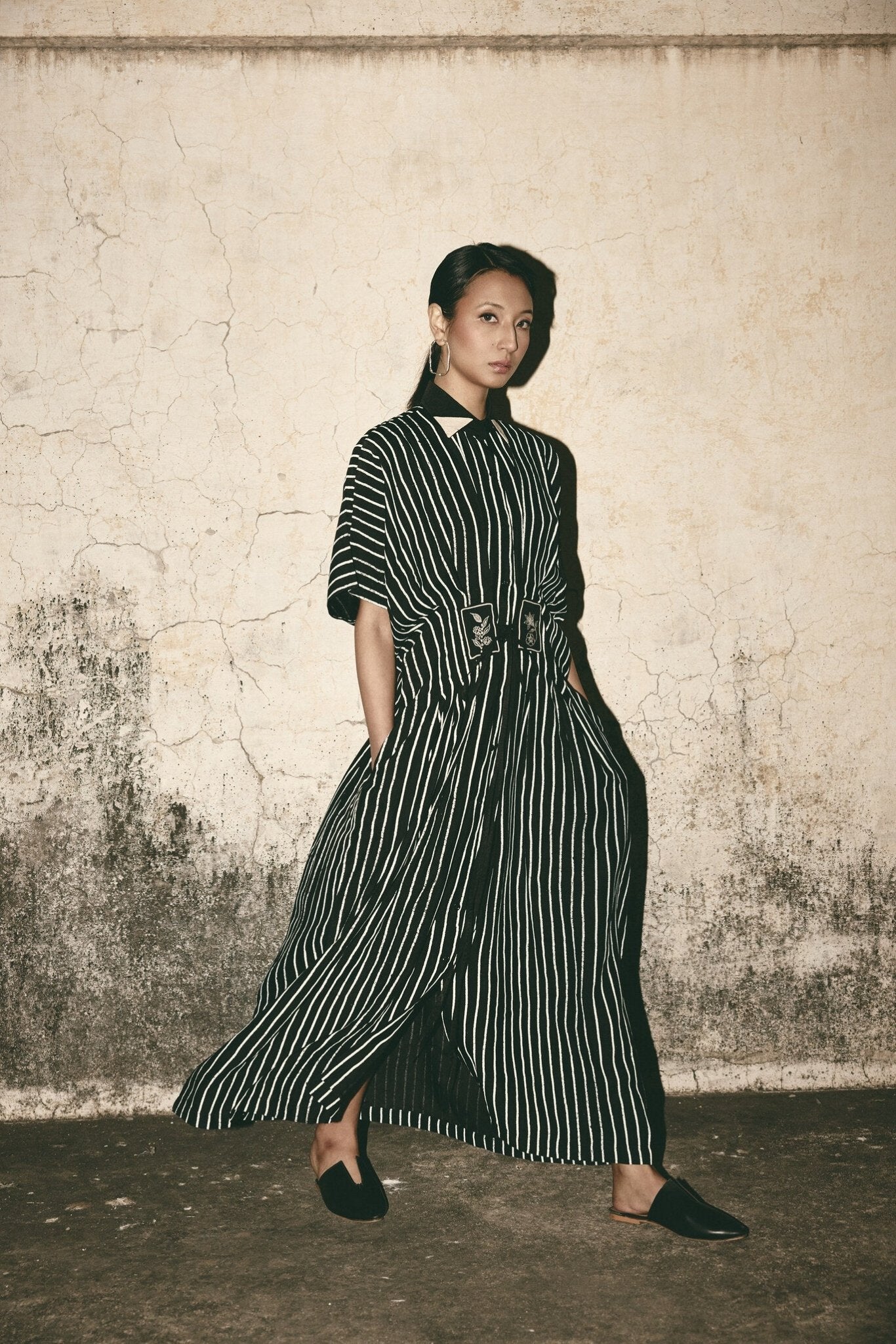 AN Stripe Midi Dress - CiceroniDressesATBW