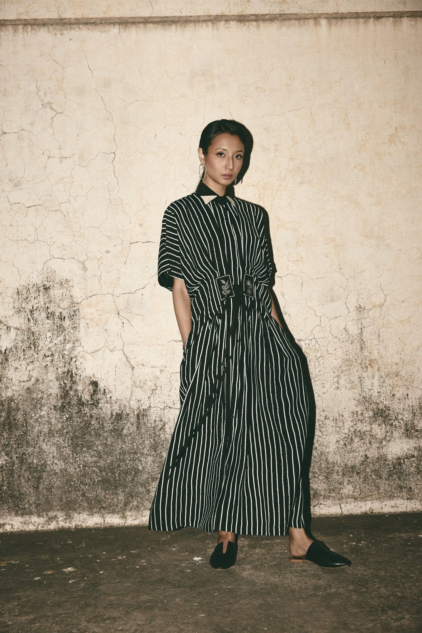 AN Stripe Midi Dress - CiceroniDressesATBW
