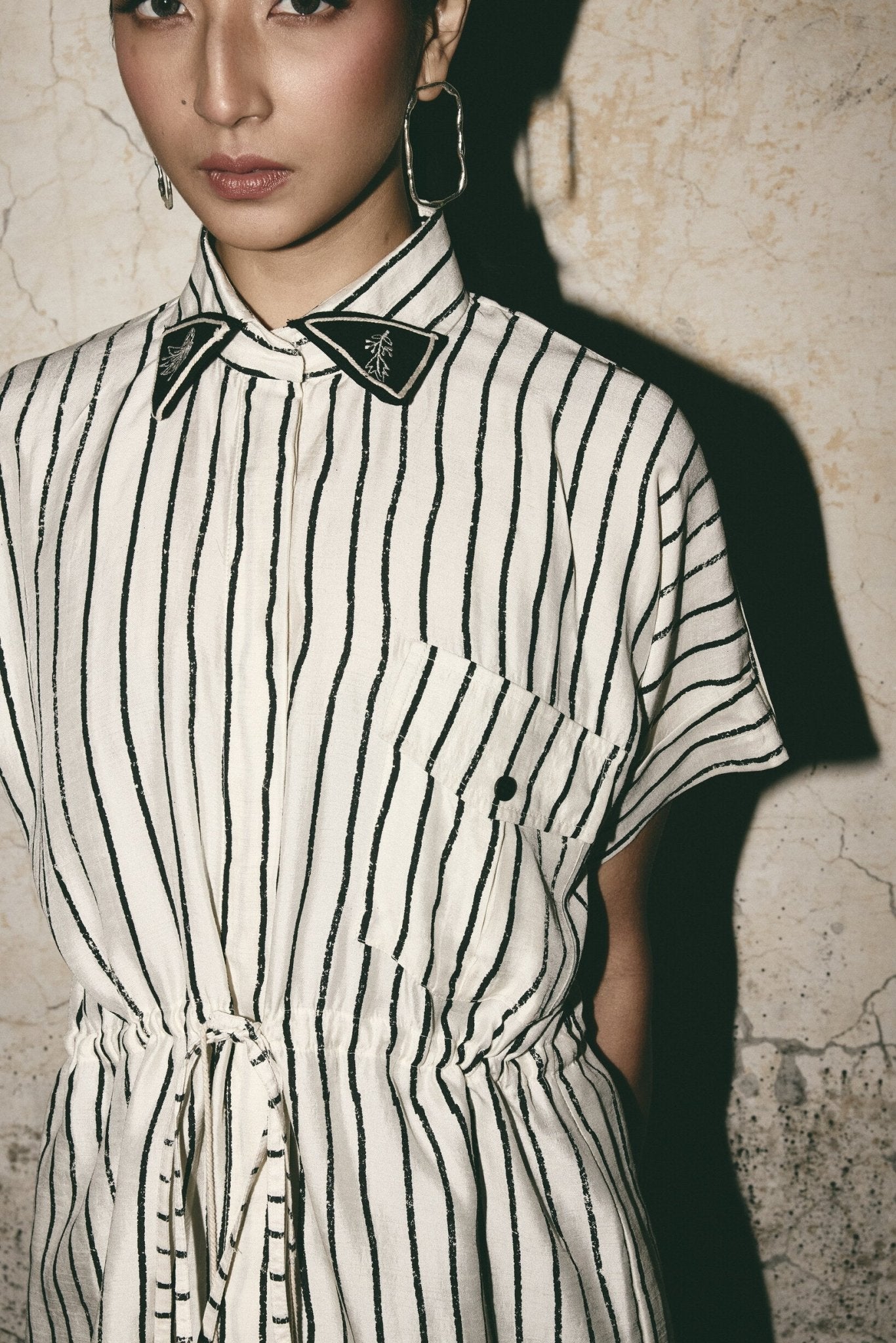 AN Stripe Tie Up Shirt - CiceroniWomen ShirtsATBW