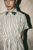 AN Stripe Tie Up Shirt - CiceroniWomen ShirtsATBW