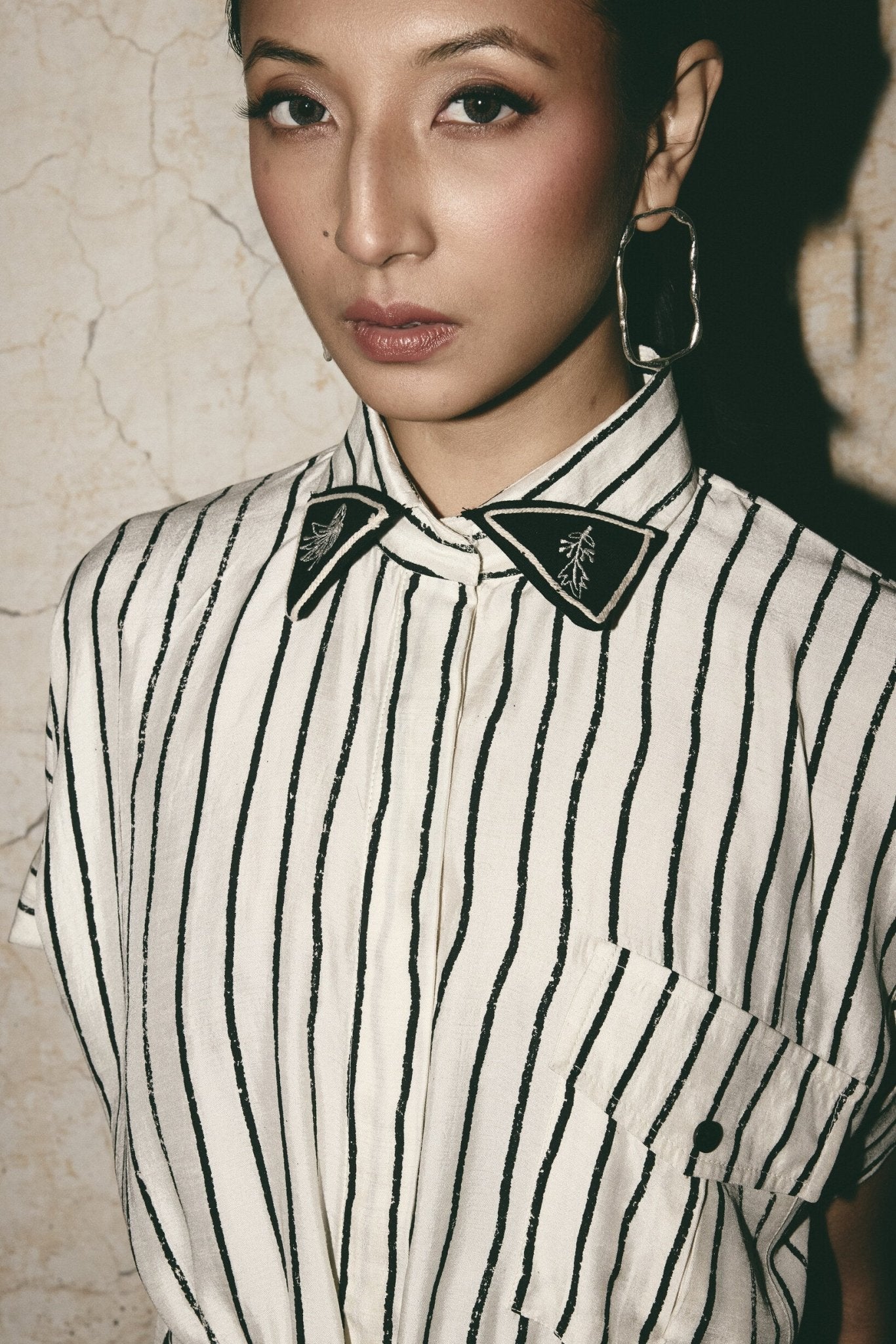 AN Stripe Tie Up Shirt - CiceroniWomen ShirtsATBW