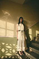 AN Trench Dress - White - CiceroniDressesATBW