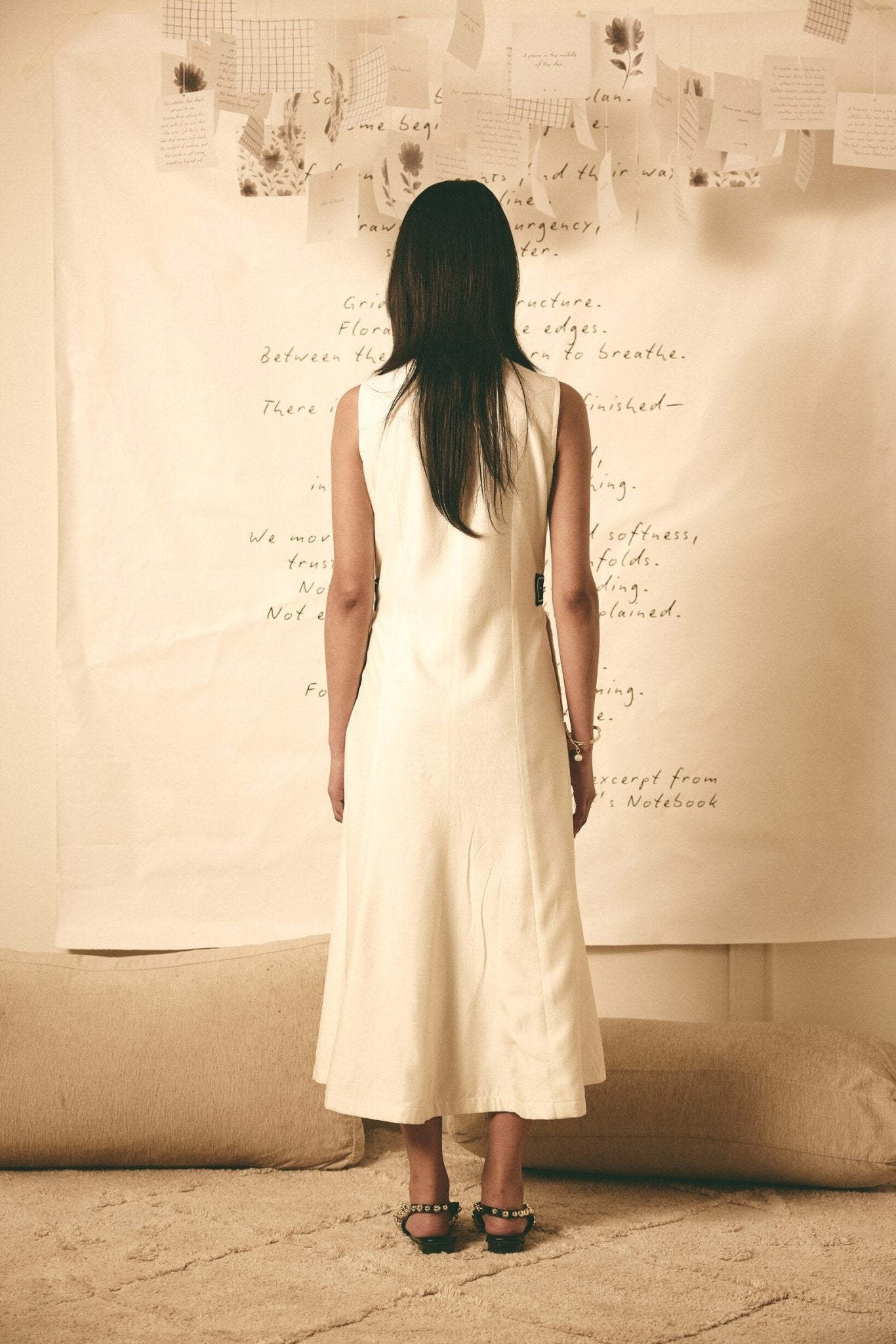 AN Trench Dress - White - CiceroniDressesATBW