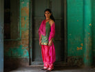 Anaaro - multicolor gota hand embroidered hand block printed kurta set with dupatta - CiceroniKurta Set, Festive WearAnaaro