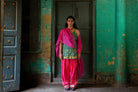 Anaaro - multicolor gota hand embroidered hand block printed kurta set with dupatta - CiceroniKurta Set, Festive WearAnaaro
