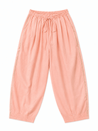 Anaaro - watermelon pink 100% cotton kota doria leheriya a-line tunic top with pants set - Ciceronitunic setAnaaro