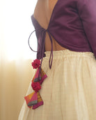 Anagha lehenga set in purple and white gold - CiceroniLehenga SetLove The World Today