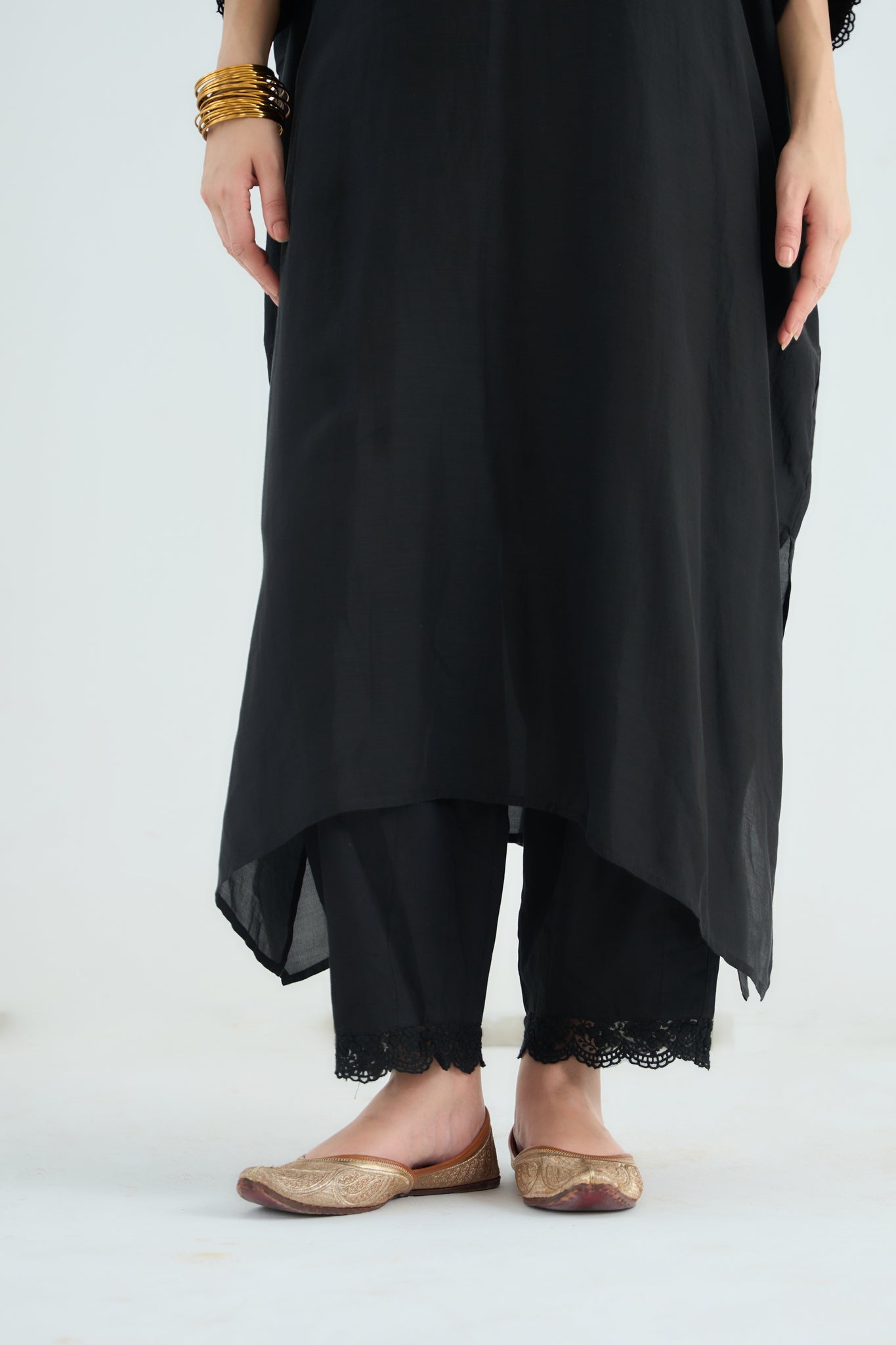 Angela Kaftan Kurta - Black - CiceroniKurta, Festive WearRAAS Life