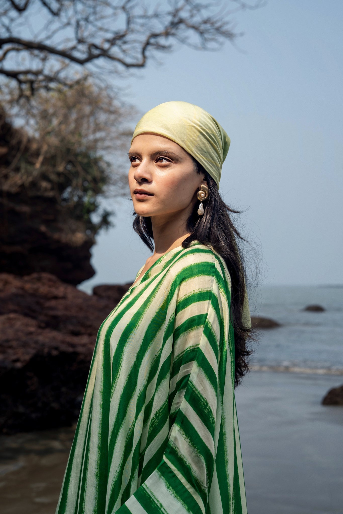 Angela Stripe Kaftan - CiceroniKaftanRAAS Life