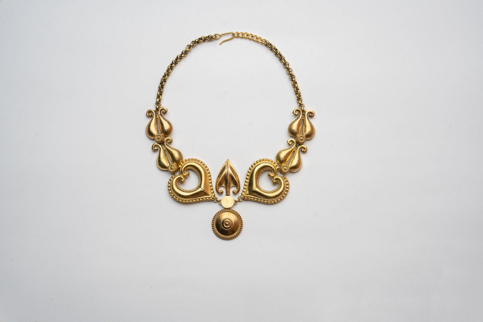 Anki Bunki Aditi – Archana -Gold Brass Necklace - CiceroniNeckpieceAnki Bunki