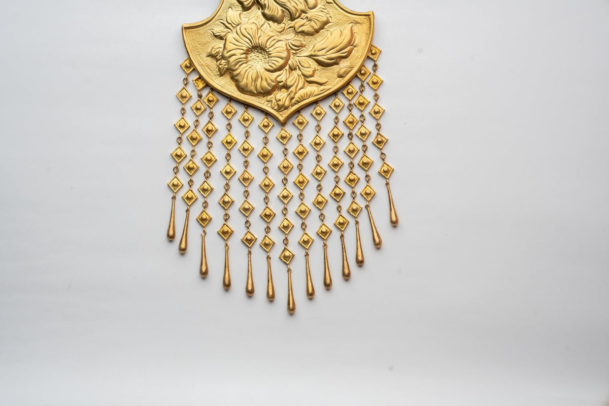 Anki Bunki Aditi – Dali - Gold Brass Necklace - CiceroniNeckpieceAnki Bunki
