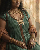 Anki Bunki Aditi – Madera - Gold Brass Necklace - CiceroniNeckpieceAnki Bunki