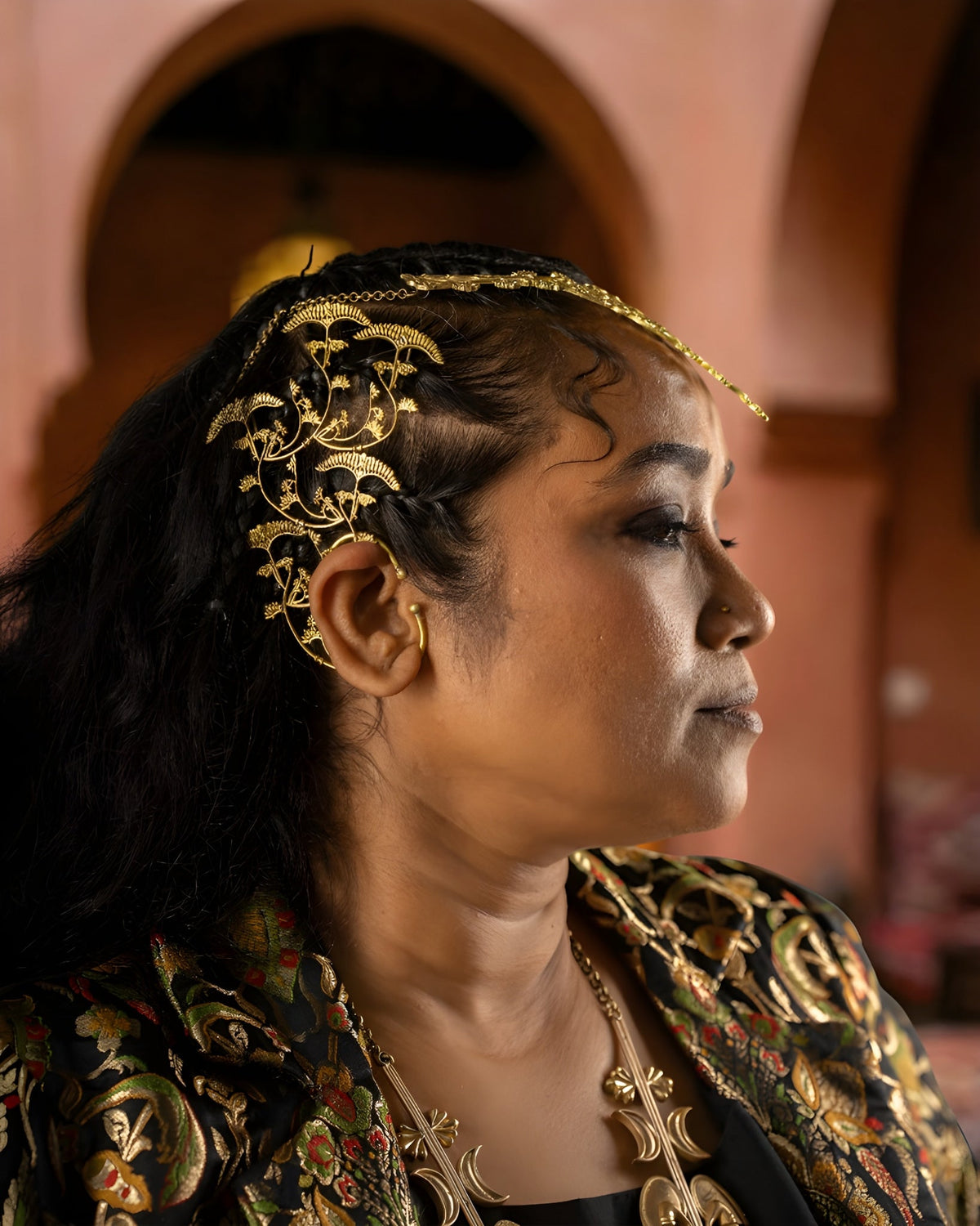 Anki Bunki Aditi – Shankalata - Gold Brass Earcuff - Single Piece - CiceroniEarringsAnki Bunki