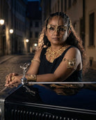 Anki Bunki Aditi – Shankhalata - Gold Brass Necklace - CiceroniNeckpieceAnki Bunki